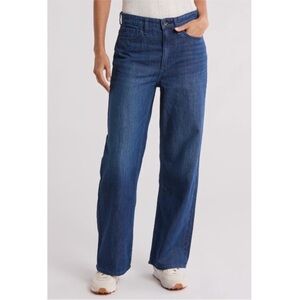 Rag & Bone Women’s Lori Wide-Leg Dark Wash Jeans Size 31 Mid Rise 28 Inseam EUC